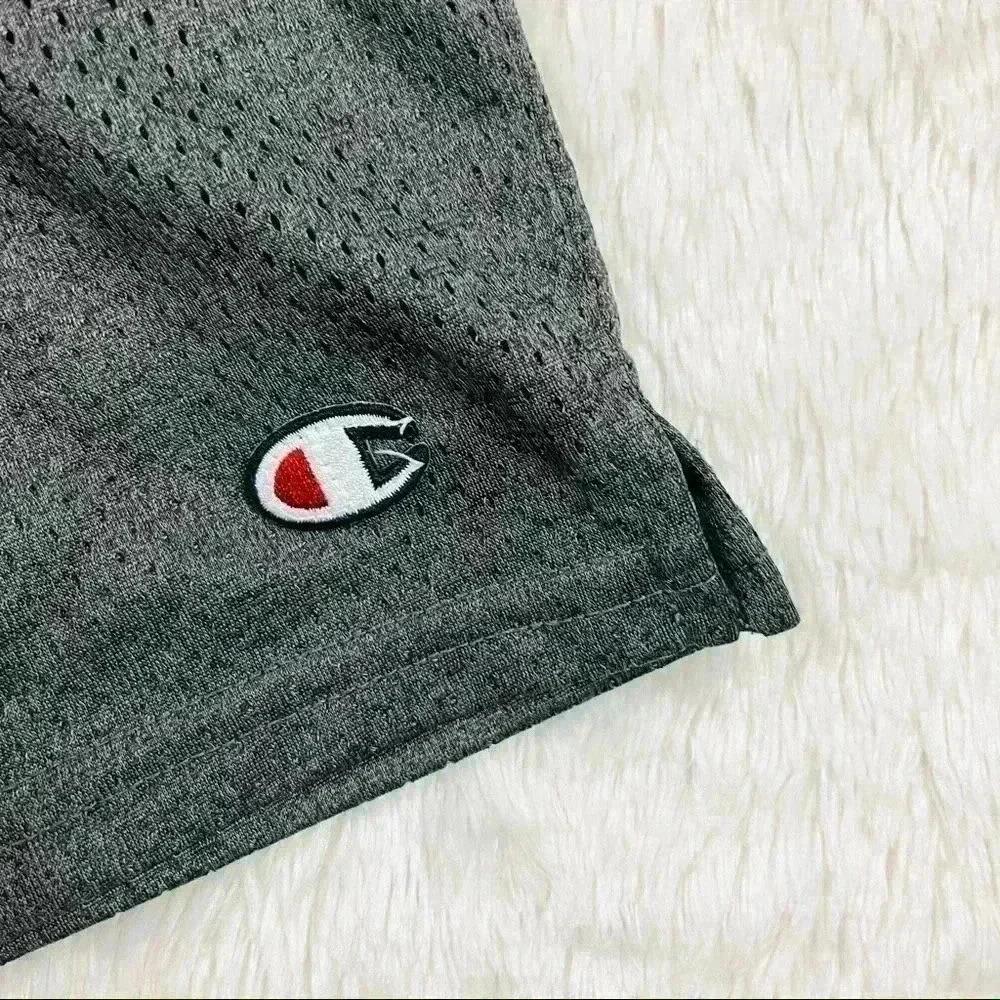 Champion Dark Gray Mesh Elastic Drawstring Waist … - image 6